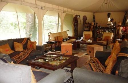 Mara Bush Camp Lounge